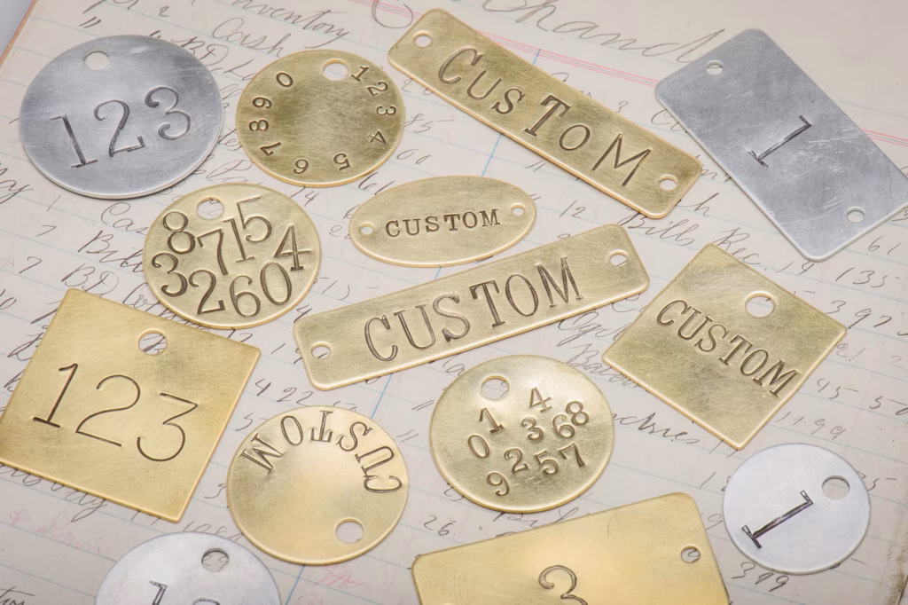 Blank Brass Tags For Engraving