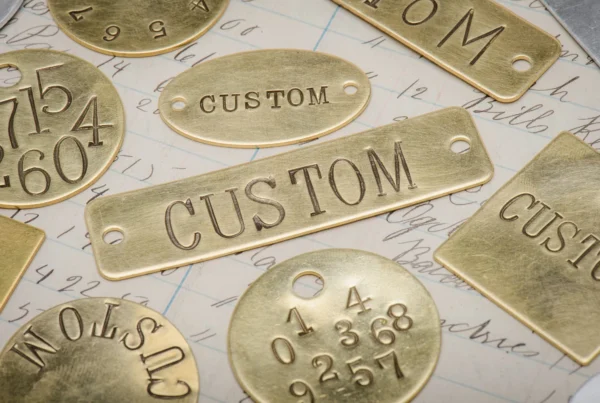 custom metal tags
