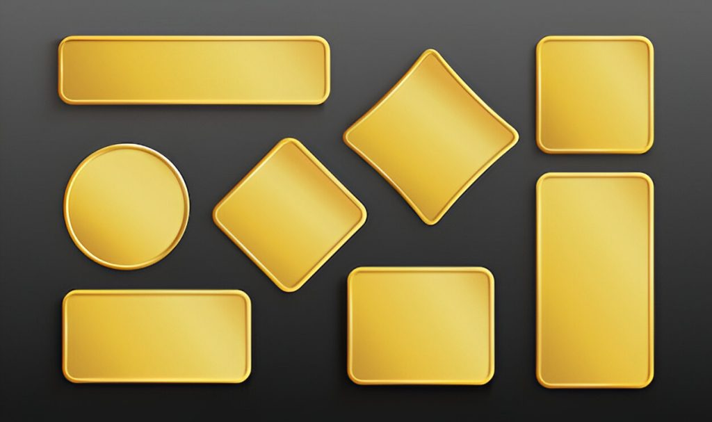 Blank Brass Tags for Engraving